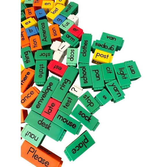 Cruisenaire Reading Rods Phonics Simple Sentences 82 Blocks Homeschool - Picture 3 of 4